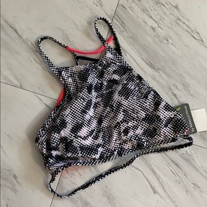 High Neck Snake Bikini Top